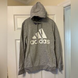 Adidas Heather Gray Men's Hoodie
